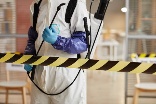 Professional Biohazard Cleanup technician working in High Ridge, MO